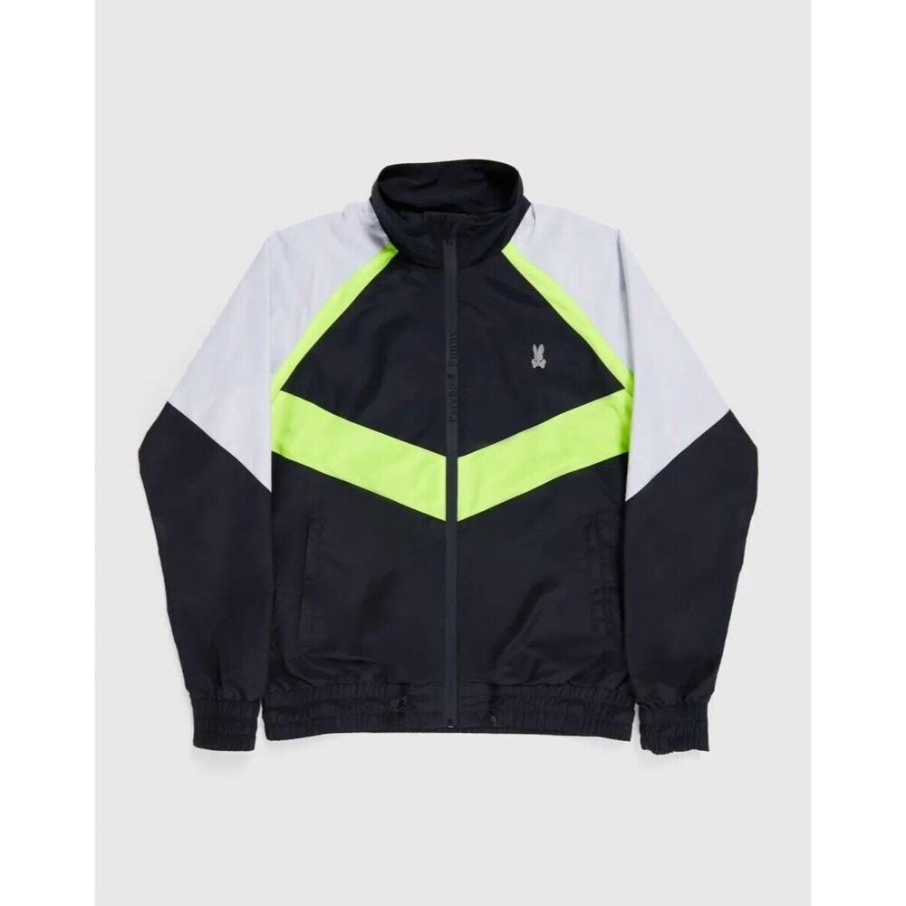 Psycho Bunny Mens size 7/XL Lowick Sport Full Zip Jacket color blocked NWT $195 - Picture 10 of 13